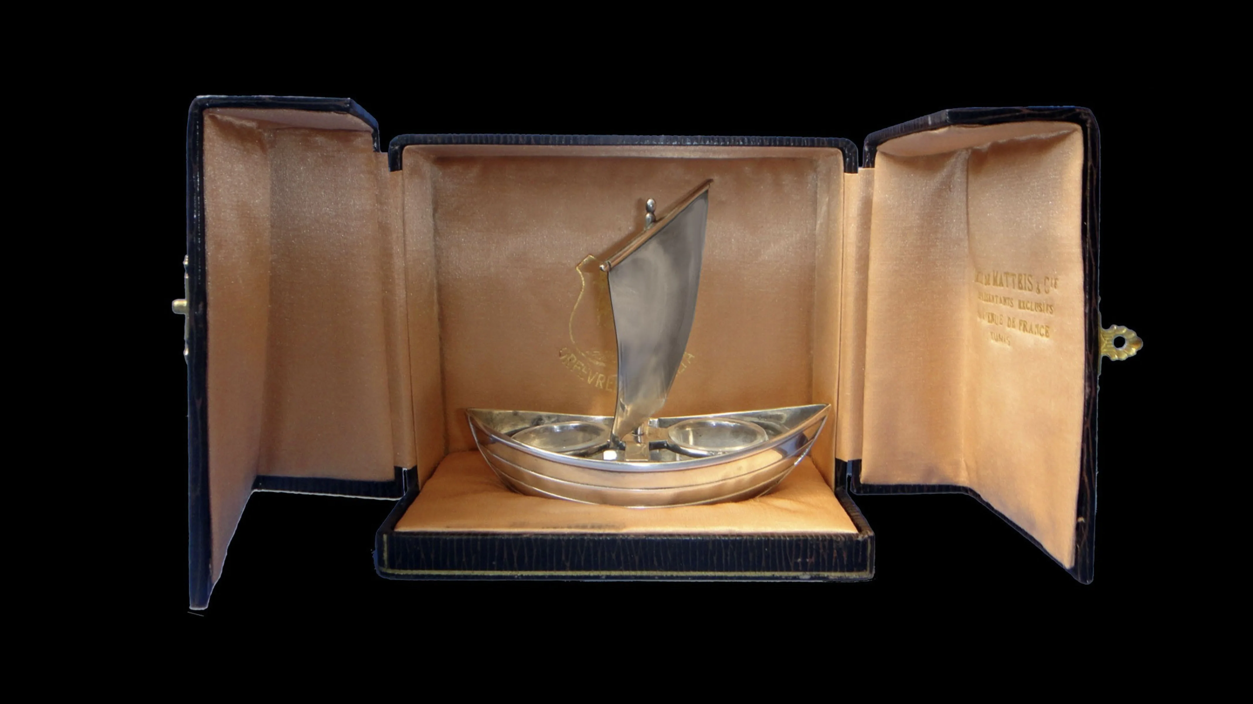 Sali&egrave;re voilier Art Deco Gallia 1930