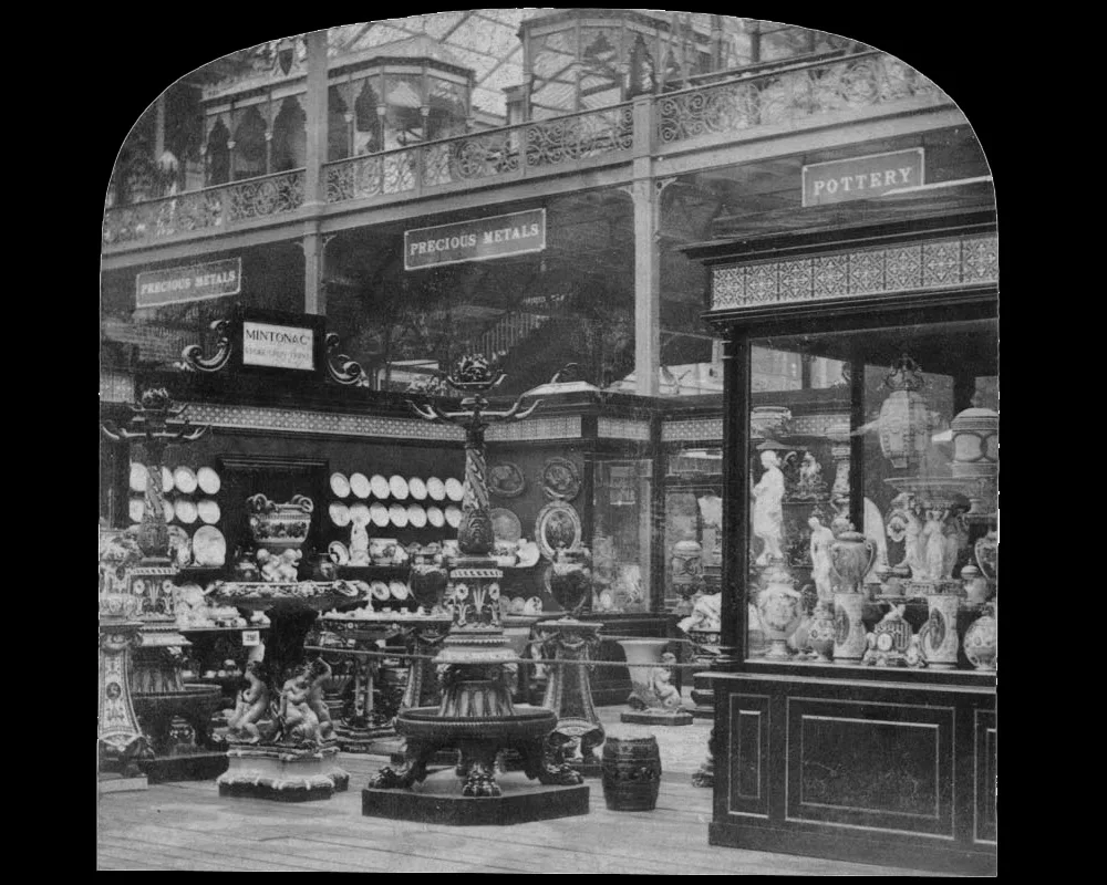 La manufacture de Minton à l'Exposition universelle de Londres en 1862